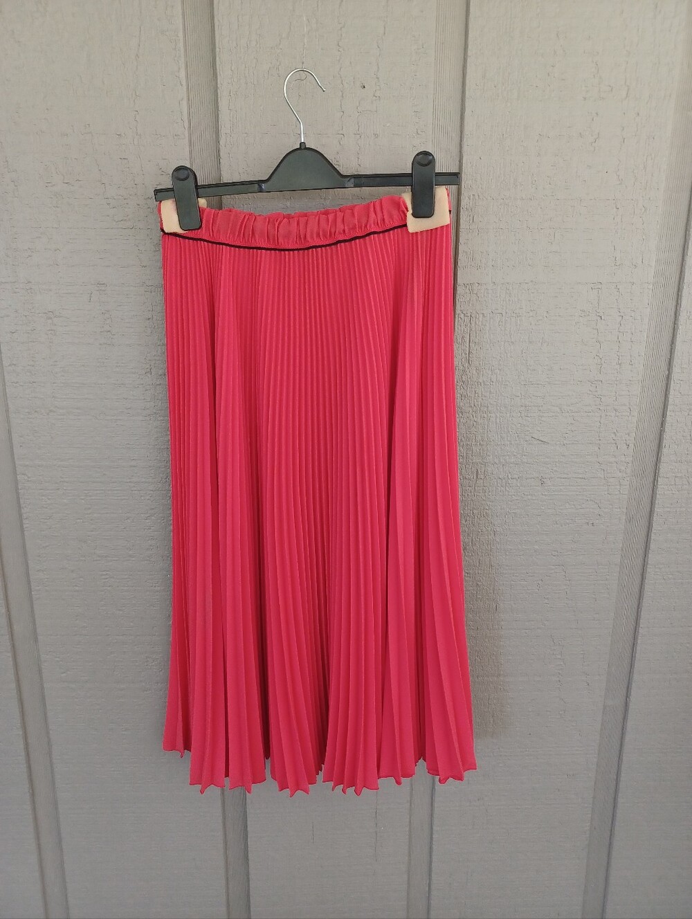 Marc Jacobs Pleated Midi Skirt Size 2 Elastic Waist Pull On High Rise Preppy